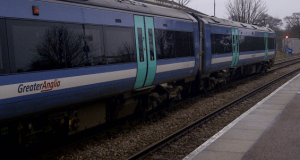 Franchise Extended - A Greater Anglia service at Saxmundham