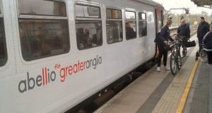 An Abellio Greater Anglia service at Ipswich