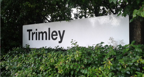 Main sign along the platform at Trimley station