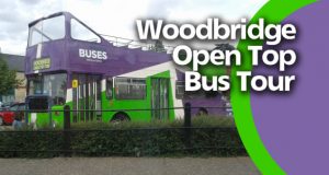 The open top bus at Woodbridge Station