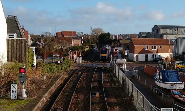 Woodbridge level crossings