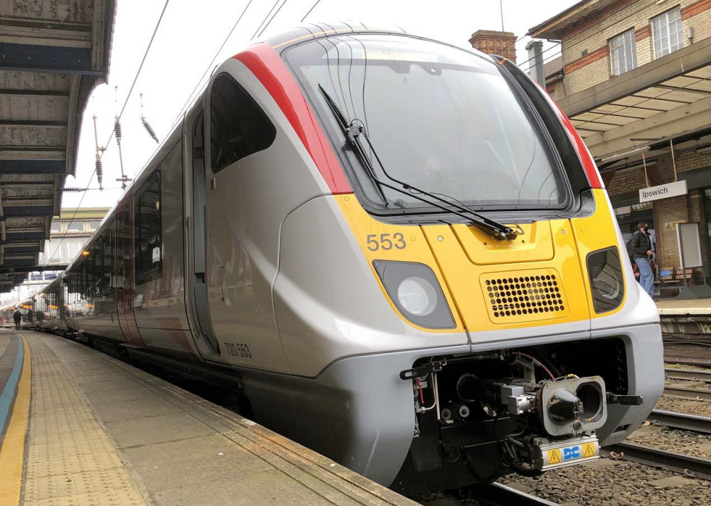 New Class 720 train at Ipswich 23 March 2021
