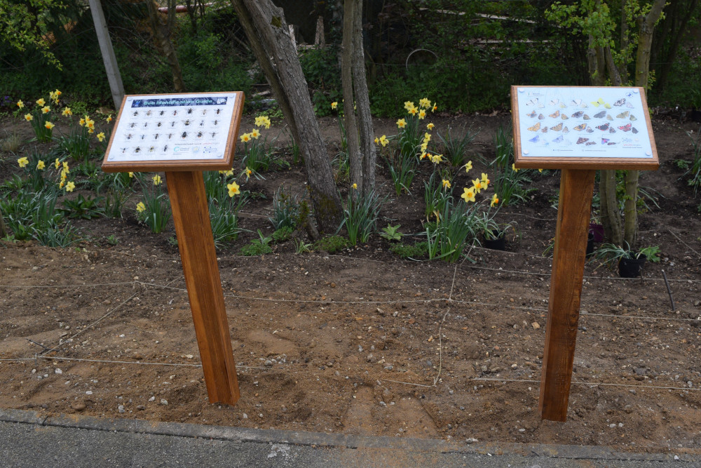 Lecterns at Westerfield station