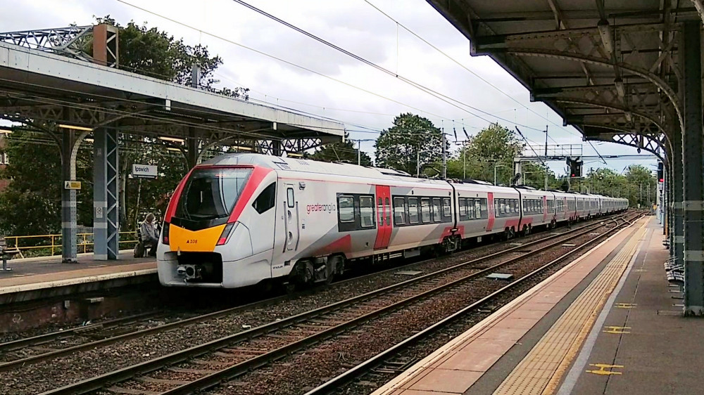 Intercity train at Ipswich