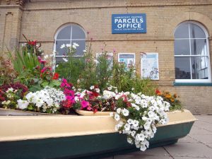 Lowestoft station flowers 20 August 2021