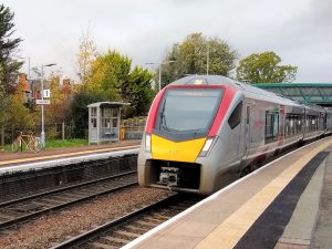 Train at Derby Road November 2022