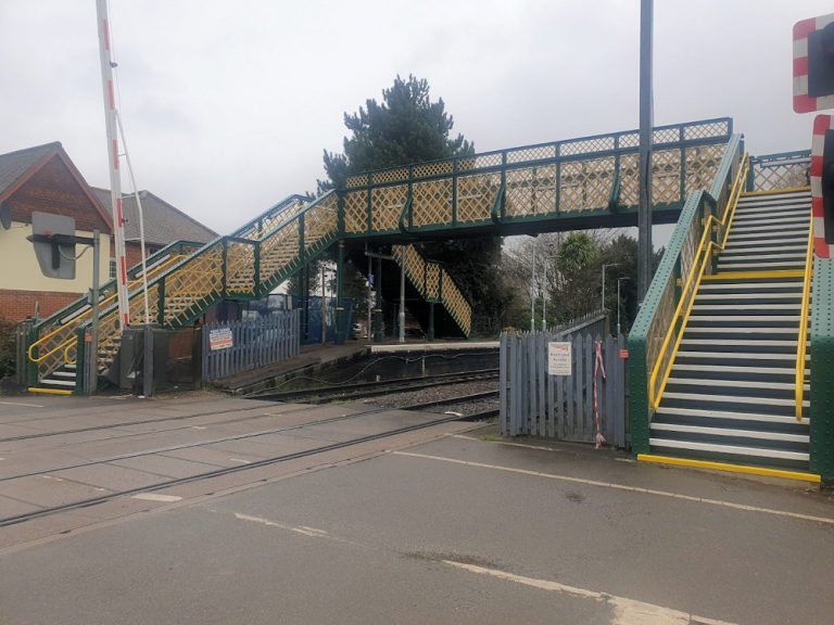 Trimley footbridge March 2023