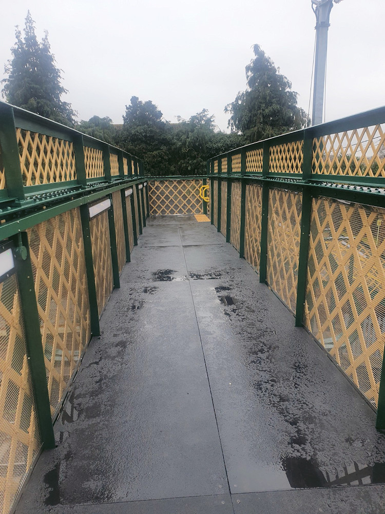 Trimley footbridge March 2023