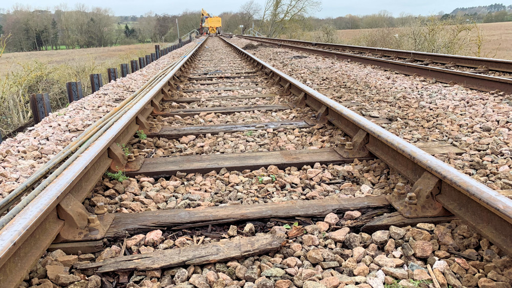 Worn out track near Martlesham