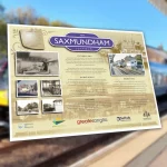 Saxmundham history board