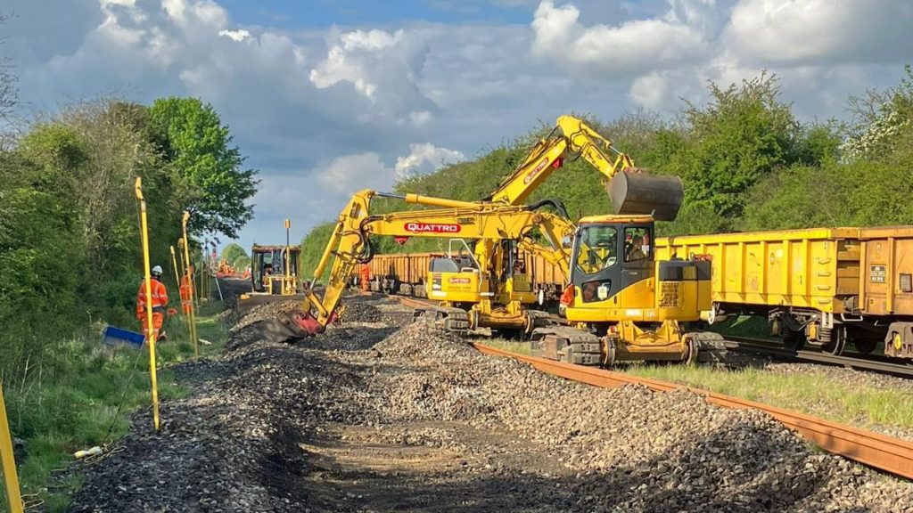 Track replacement - Network Rail photo