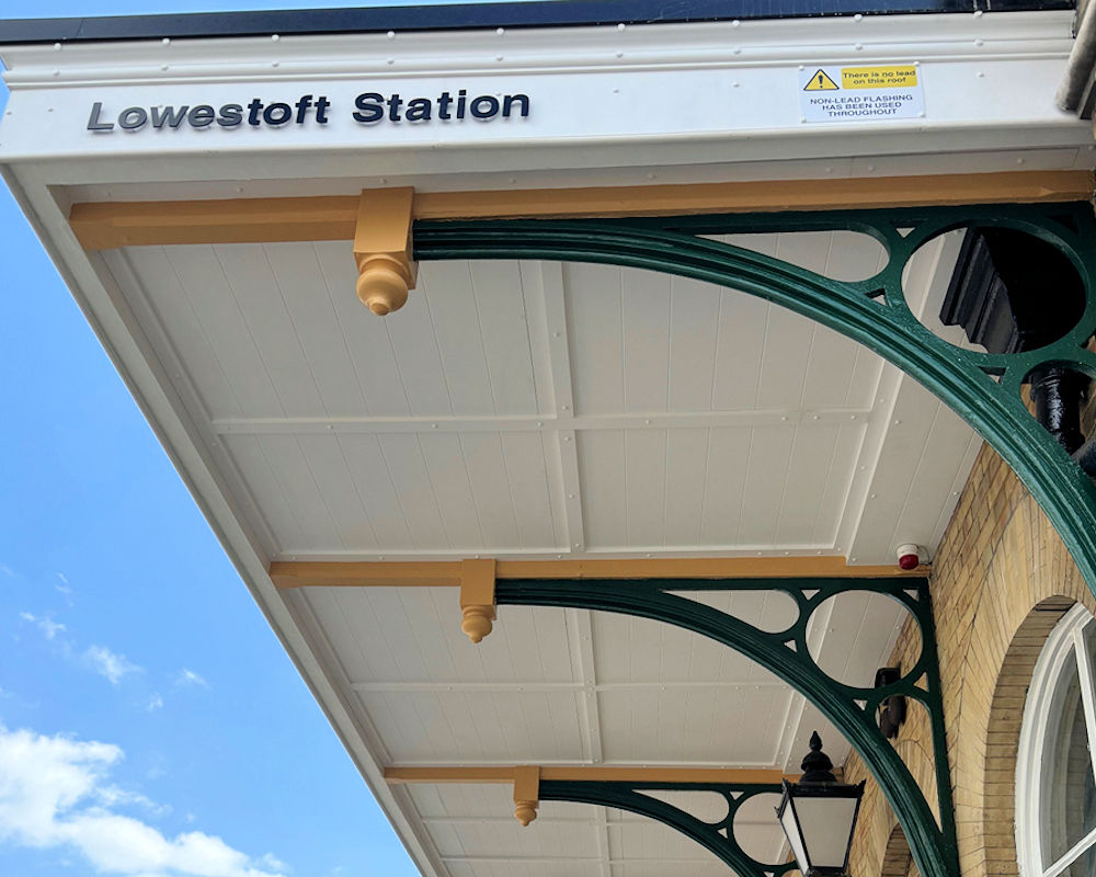 Lowestoft Module 2 Restored Canopy for Lowestoft Station – East Suffolk Lines
