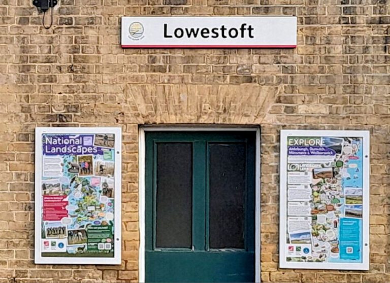 National Landscape posters at Lowestoft