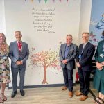 The refurbished waiting room at Saxmundham station