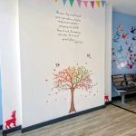 The refurbished waiting room at Saxmundham station