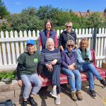 Members of Edible Felixstowe at the rail station 5 May 2026