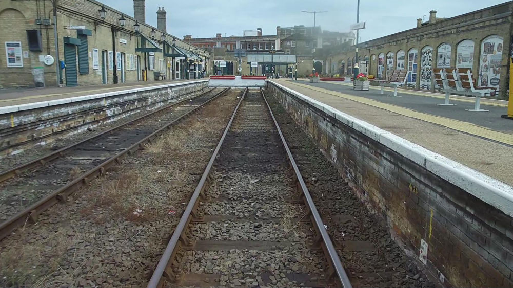 Lowestoft station track